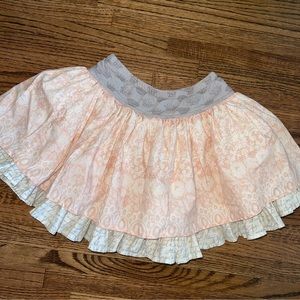 persnickety lily floral skirt sz 7